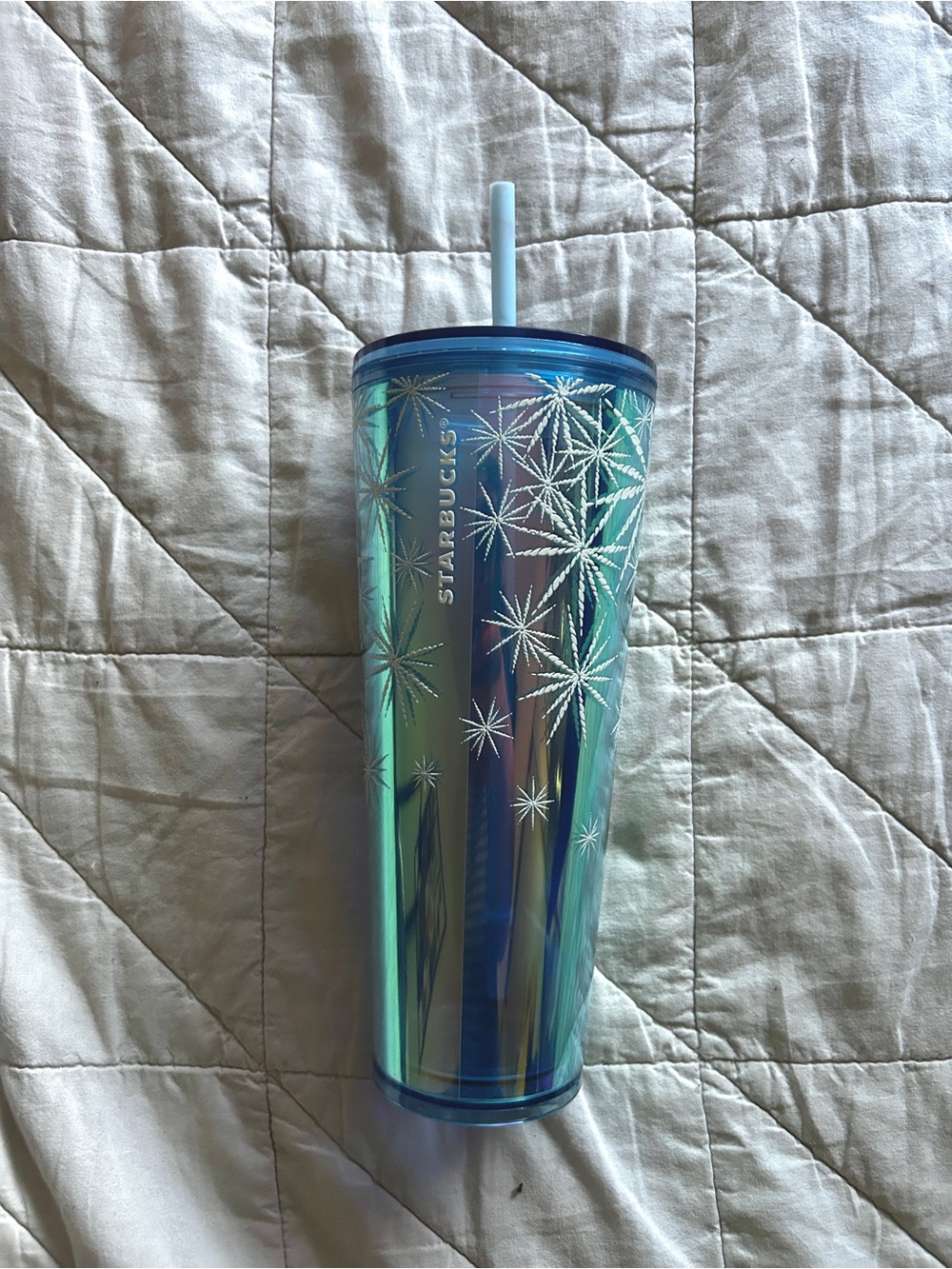 Starbucks Blue Iridescent Tumbler